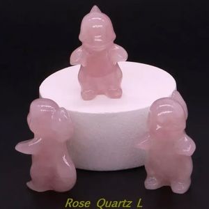 Natural Hand Carved Green Aventurine Gemstone Carved Pokémon Healing Figurines